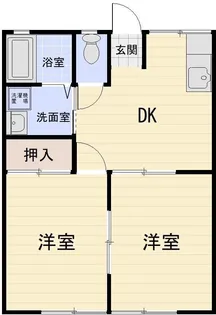 ラ・ネージュI【2階】の間取り