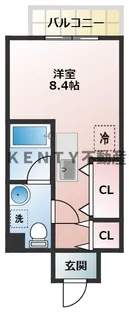 ミラコスタキタミ【3階】の間取り