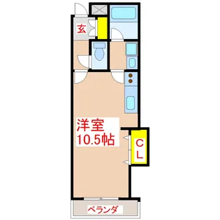 ピラール鴨池【2階】の間取り