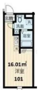 上石神井マンション【1階】の間取り
