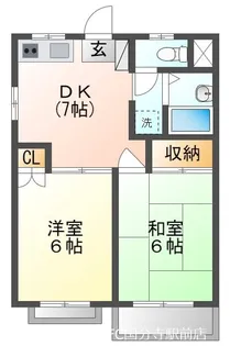 モンシャトー本町【2階】の間取り