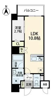 ノア吉塚【3階】の間取り
