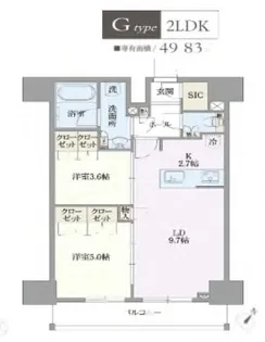 アジールコート汐浜キャナル【11階】の間取り