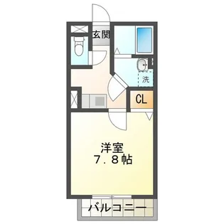 メモリーくす A・B【2階】の間取り