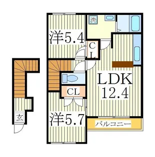 サンモール【2階】の間取り