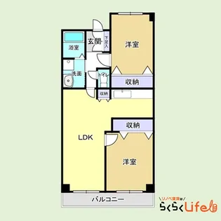 なとりエミネンス【3階】の間取り