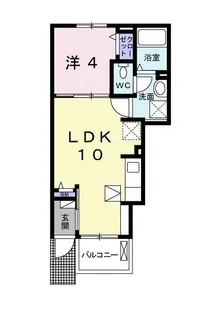 ウィステリア美園 A【1階】の間取り