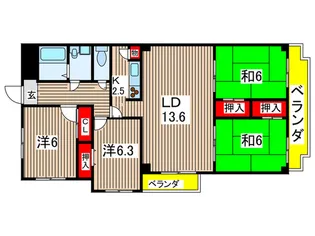 ラシエールR&I【3階】の間取り