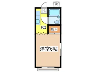 ルミエハイツ【2階】の間取り