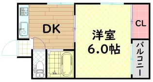 シティ岸里【3階】の間取り