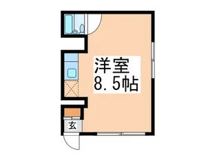 ツカサコーポ柏台【1階】の間取り