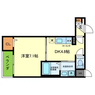 T maison 出屋敷II【2階】の間取り