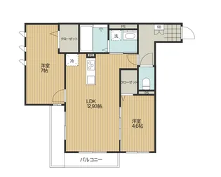 class field【1階】の間取り