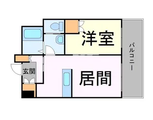 ラフィネタワー札幌南3条【2階】の間取り