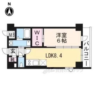 エスリード京都吉祥院【7階】の間取り