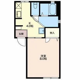 キャトルセゾンA・B棟【2階】の間取り