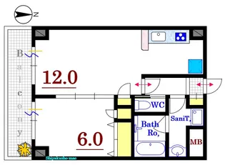 KOLME上幟【3階】の間取り