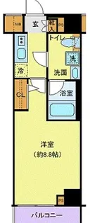 crostone川崎【4階】の間取り