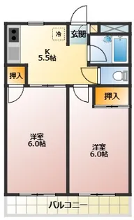 モンシャトー石神井成和【2階】の間取り
