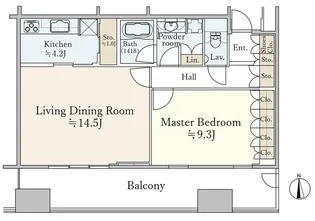 東京タイムズタワー【31階】の間取り
