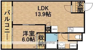 エクシードVIII【2階】の間取り