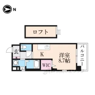 ラフィーネ伊丹5【3階】の間取り