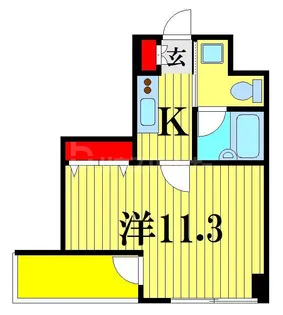 ベレール・サツキ【4階】の間取り