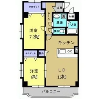 Y&M TAKAHASHI I【3階】の間取り