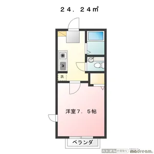 アイコート【2階】の間取り
