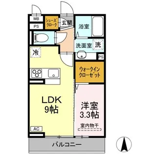 イーストガーデン【2階】の間取り