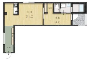 Lien小山【3階】の間取り