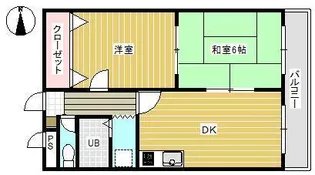 ラ・フォーレASAMI【2階】の間取り