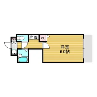 レーズライン下新庄【4階】の間取り
