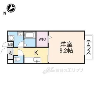 ハイツK3【1階】の間取り