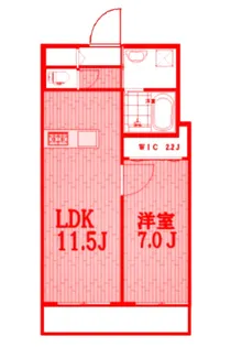 リバード北加瀬【1階】の間取り