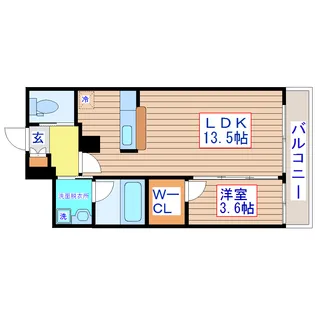 Est Luce【5階】の間取り