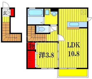 ブルーメ【2階】の間取り