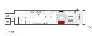 DUO WEST【11階】の間取り