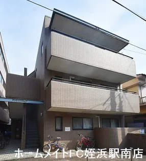 福岡県福岡市早良区西新6【マンション】の外観