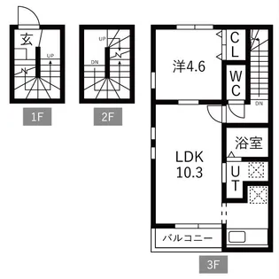 マックスレジデンシア荒巻【3階】の間取り