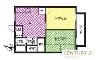 メゾンオグチ【2階】の間取り