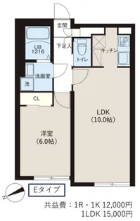 レピュア早稲田レジデンスII【4階】の間取り