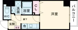 Le magnolia住吉(ル マニョリア住吉)【4階】の間取り
