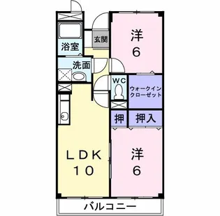 山根マーヴェラスマンション【1階】の間取り