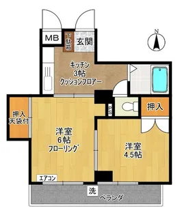 第1廣田マンション【4階】の間取り