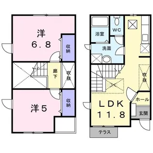 ParterreII【1階】の間取り