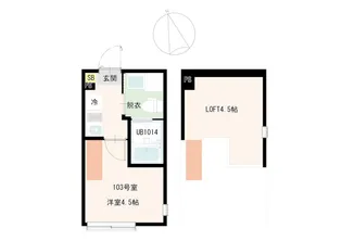 レジデンス・ソレイユ長津田【1階】の間取り