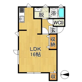 サンヒルズ桔梗野【2階】の間取り