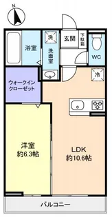 jyuto津田沼I【1階】の間取り