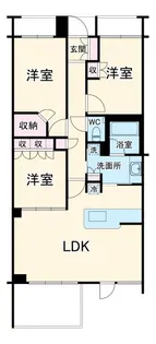グラン・ブルー鷺沼【2階】の間取り
